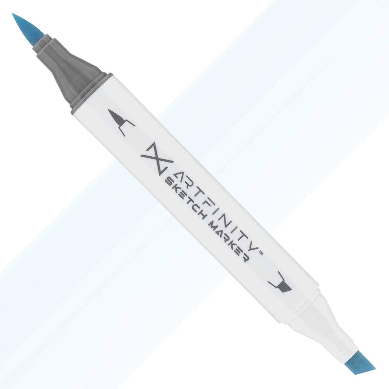 Artfinity Sketch Marker Sets - Polar Blue B8-0, Vibrant, Professional, Dye-Based Alcohol Markers for Artists, Drawing, Travel, & More